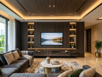 Plafon PVC Bogor modern mewah hasil pemasangan Ghina PVC Interior