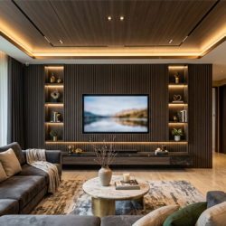 Plafon PVC Bogor modern mewah hasil pemasangan Ghina PVC Interior