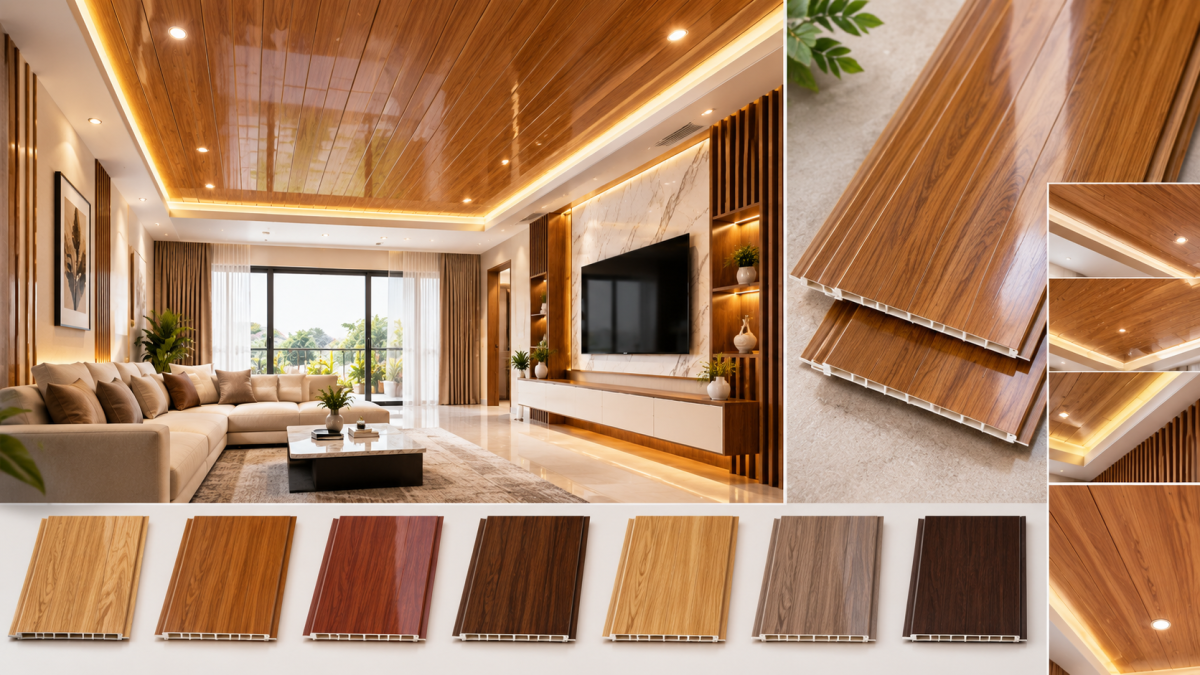 Plafon PVC Warung Nangka Ciawi - Katalog Panel Kayu Interior Modern - Ghina PVC Interior - 08111999113